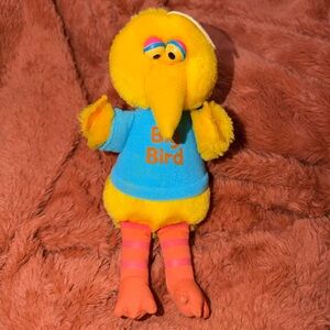 Vintage Big Bird Plush Pre-loved Stuffed Toy Sesame Street Character